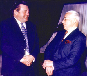 Franz Josef Strau and Herbert W. Armstrong